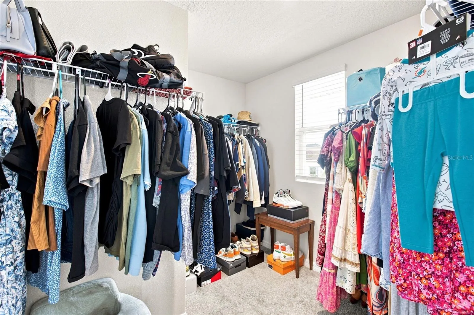 Huge primary walk-in closet