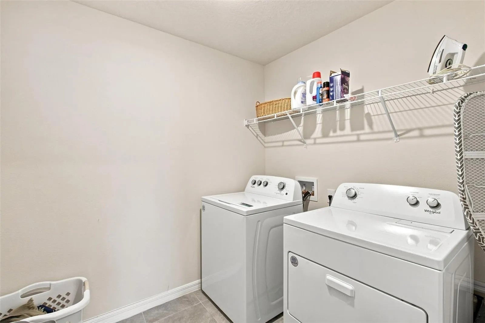 Second floor laundry room