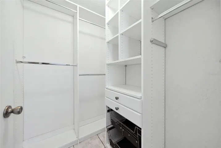 Primary closet