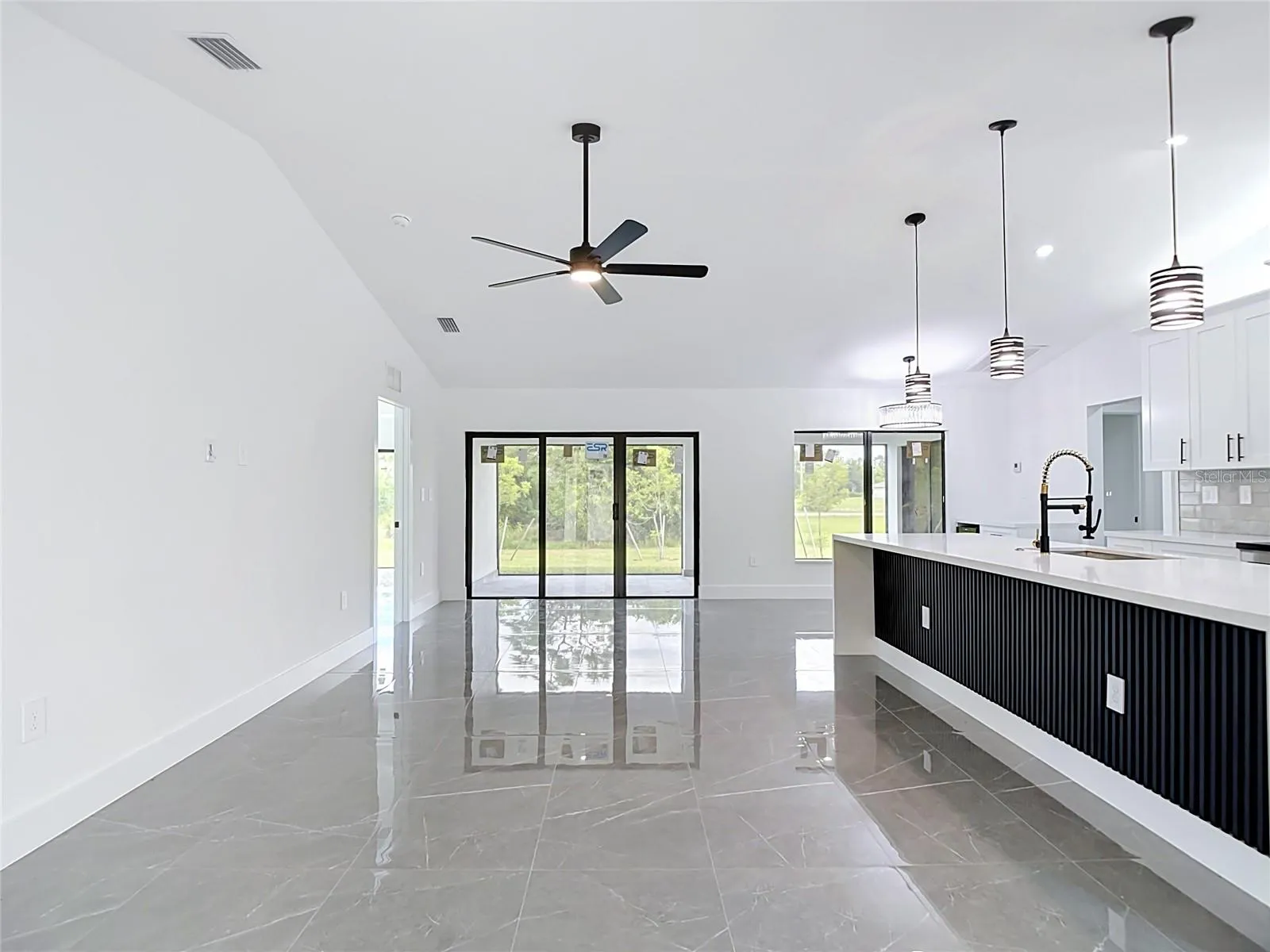 Beautiful porcelain floors throughout this home!