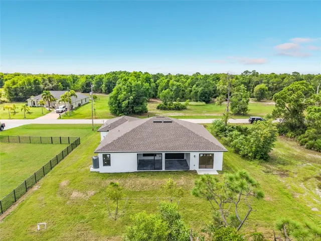 View of the Back of the house with plenty of room for a pool