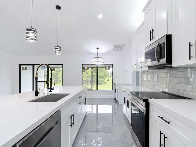 Another view of the kitchen cabinetry