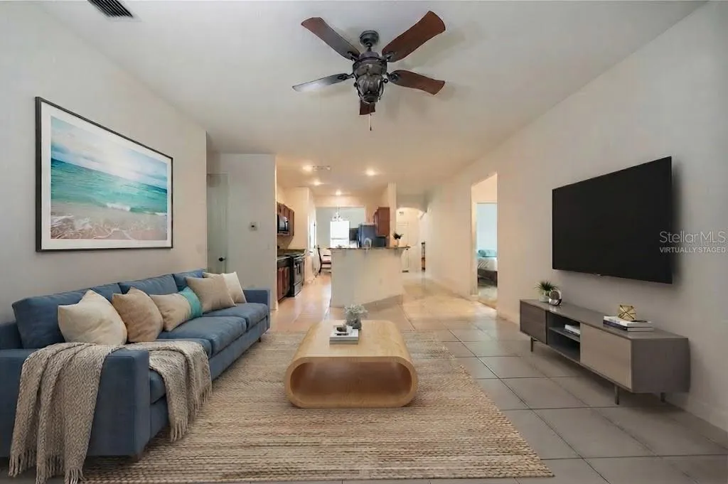 ANOTHER VIEW VIRTUALLY STAGED LIVING ROOM