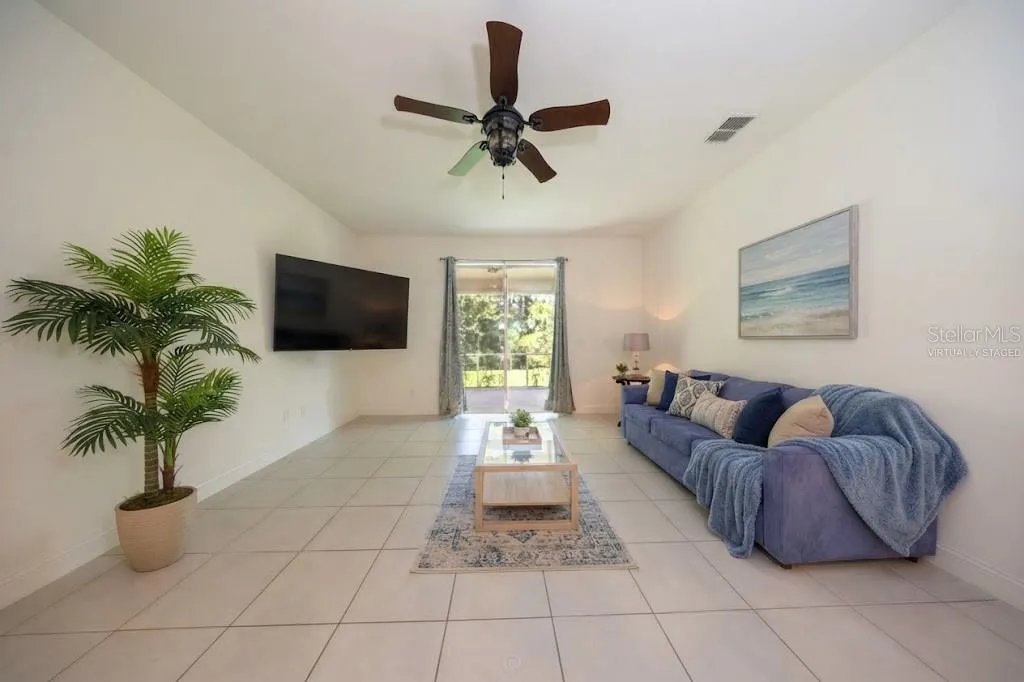 VIRTUALLY STAGED LIVING ROOM