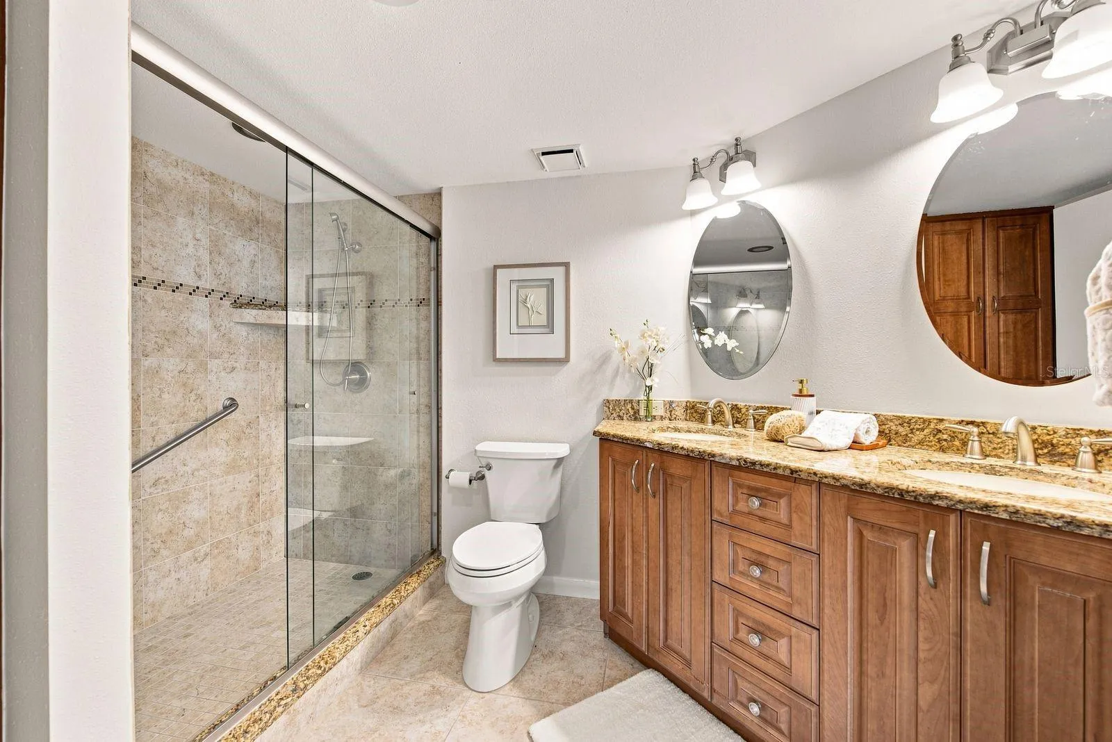 Primary bathroom with shower