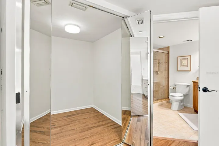 Inside Walk-in Closet