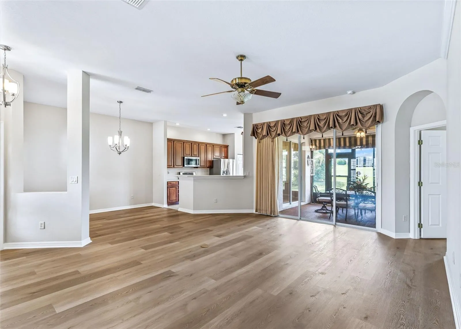 Living and Dining area combination