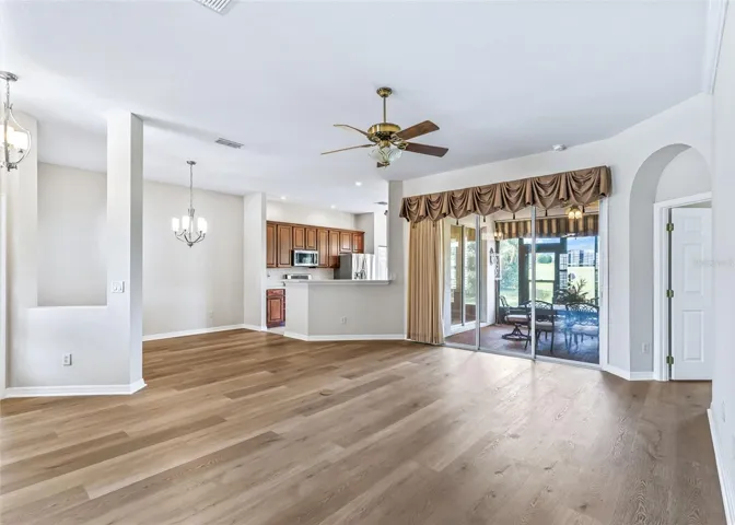 Living and Dining area combination