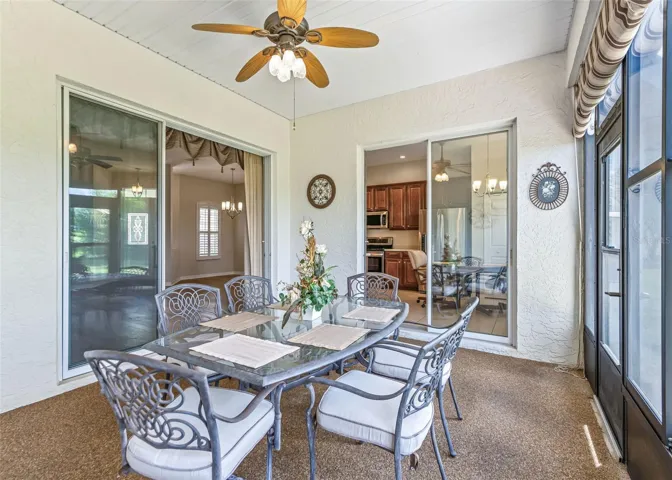 Enclosed Lanai w/access to Living area & Kitchen