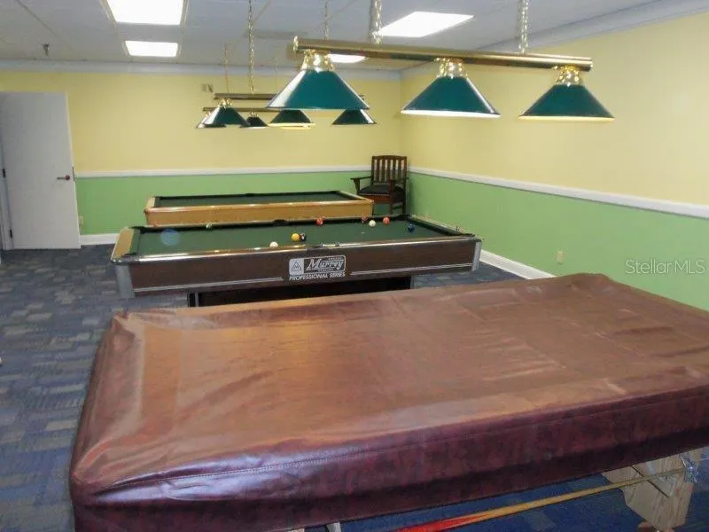 Billiard Room in Clubhouse