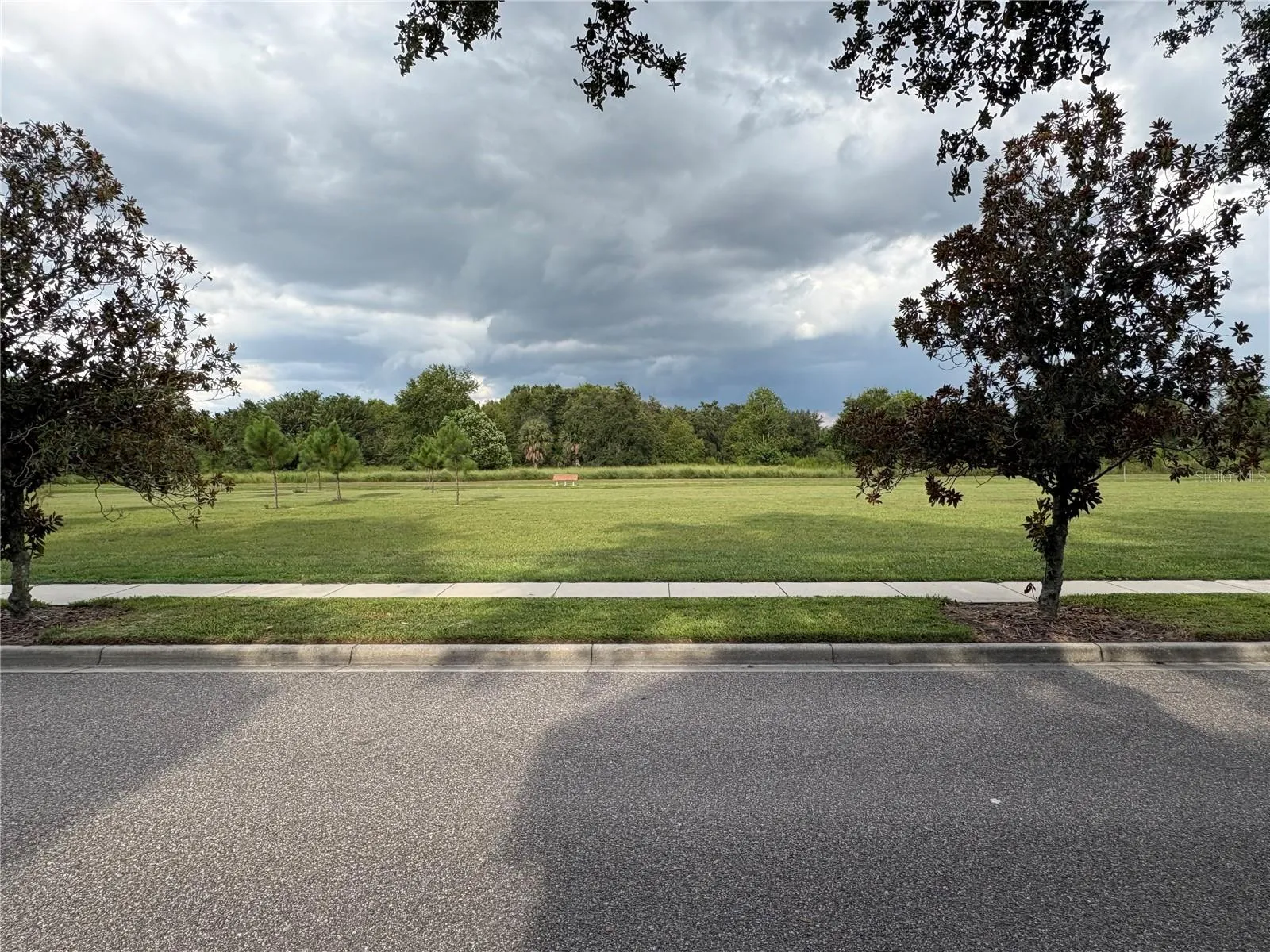 Open space across street