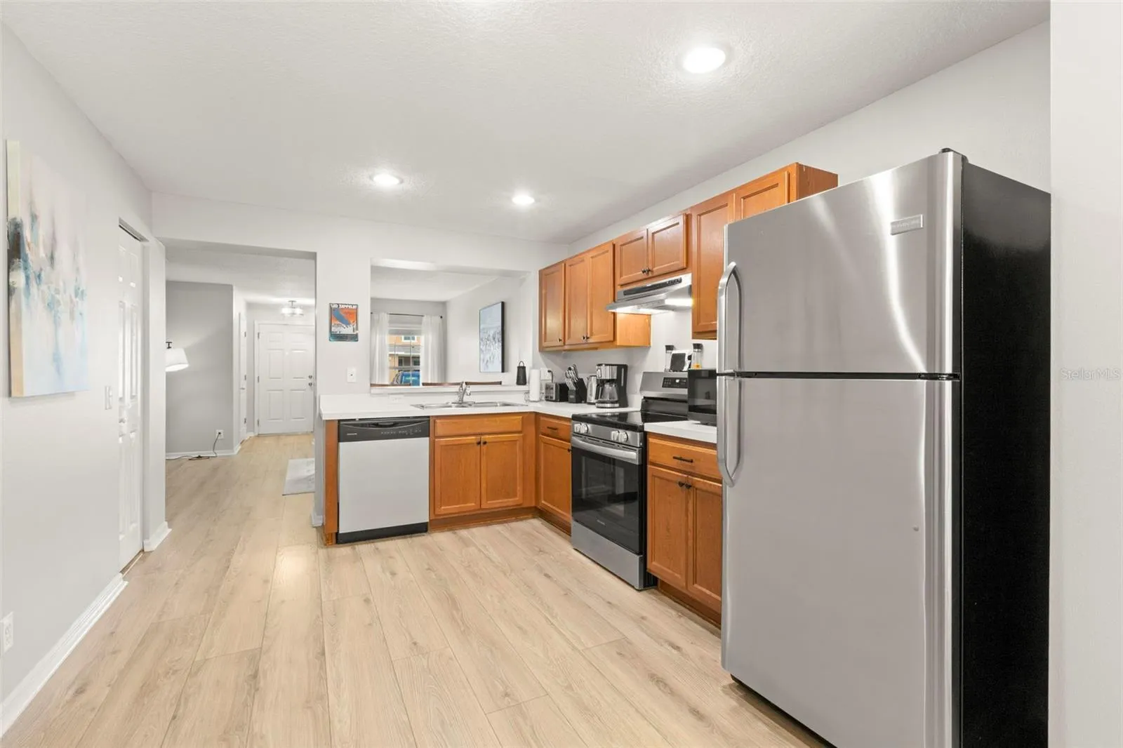 Open concept kitchen