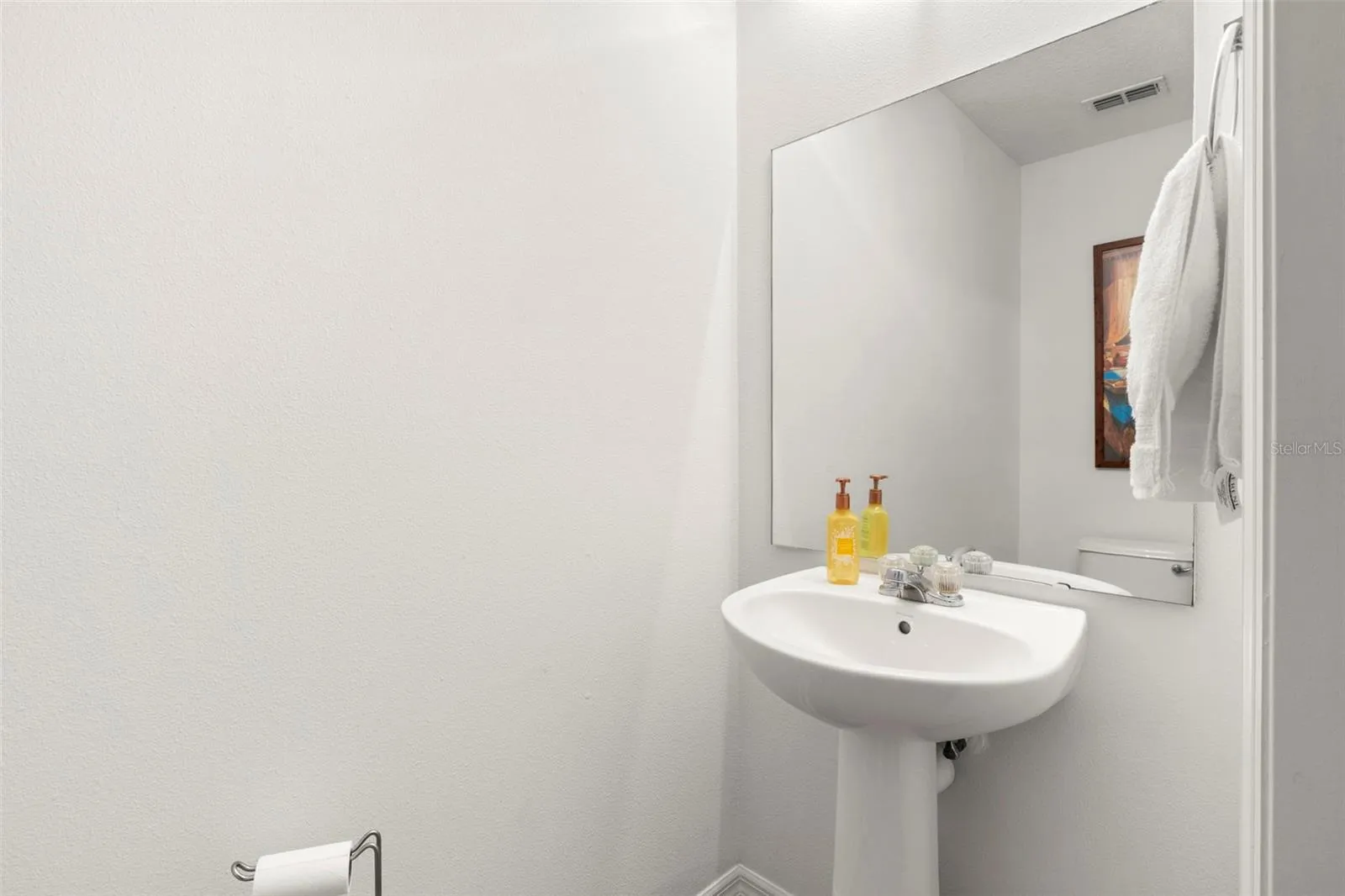 First floor half bath