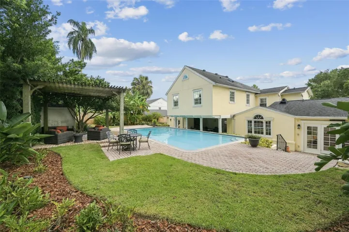 Private Backyard with Pool &amp; Mature Landscaping