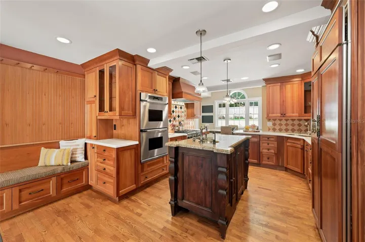 Spacious Kitchen with Center Island with Sink