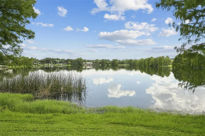 Wide Views of Lake Estelle Across the Street