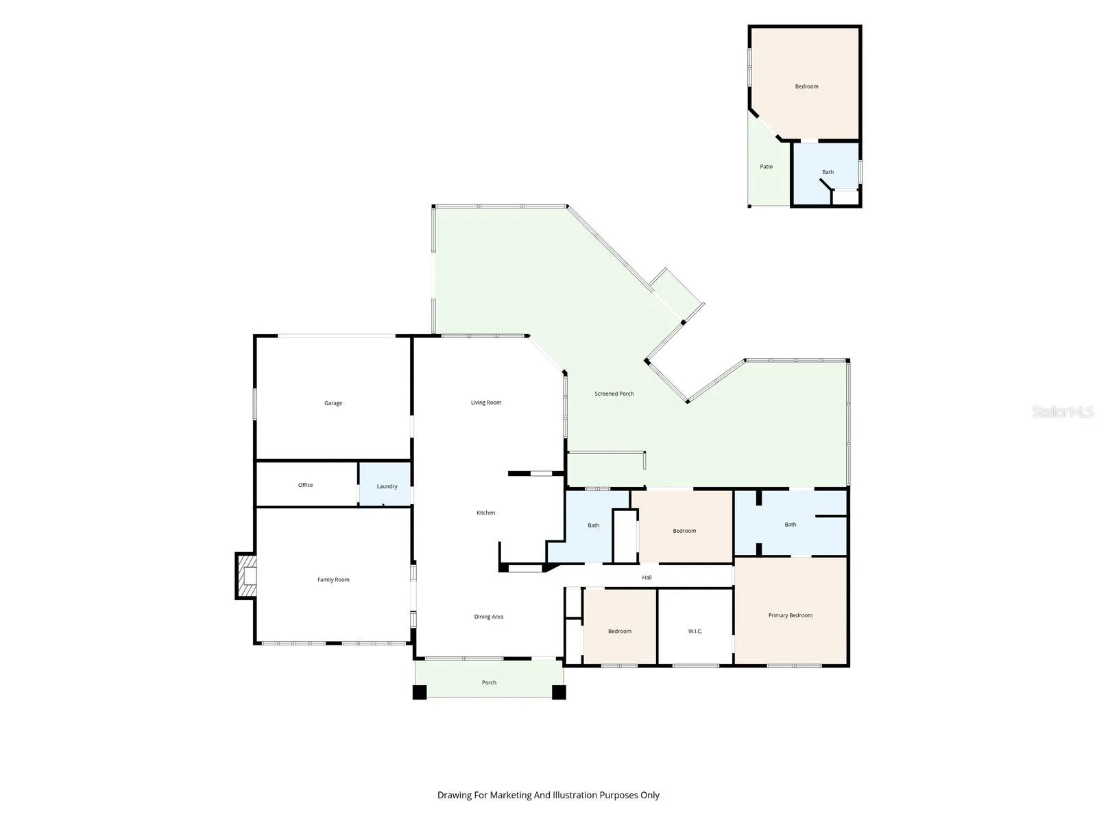 Floor plan for informational purposes only