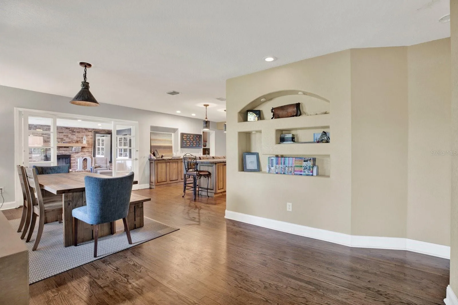 Entryway - bonus room to the left, bedrooms to the right
