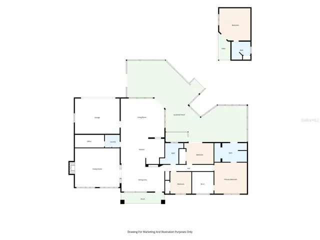 Floor plan for informational purposes only