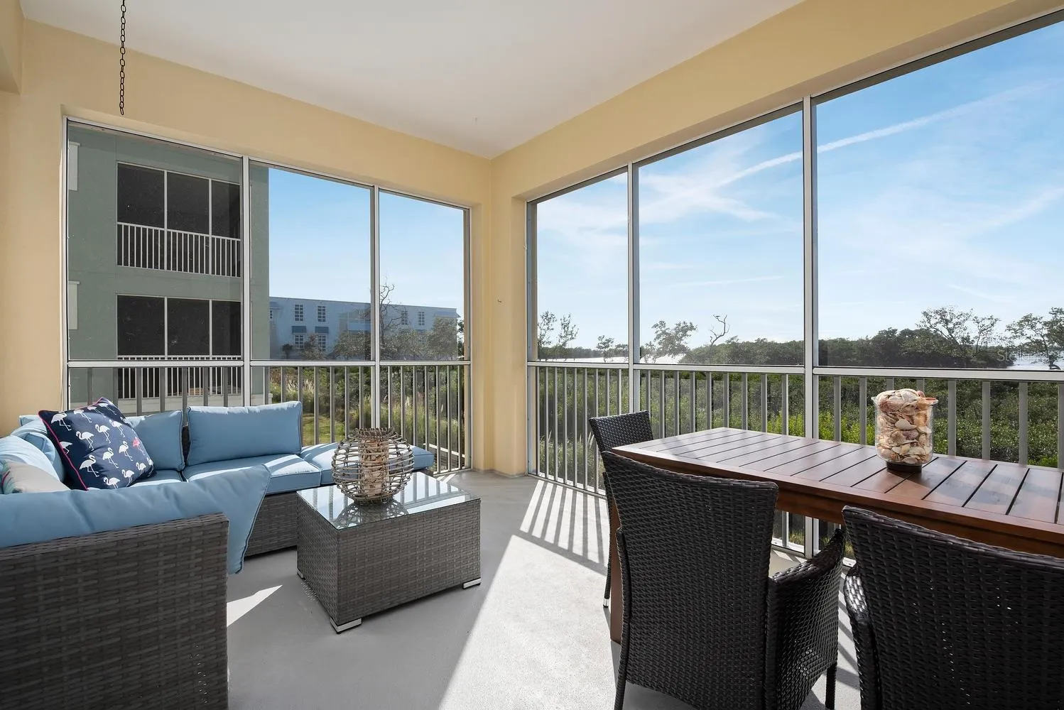 screened in lanai