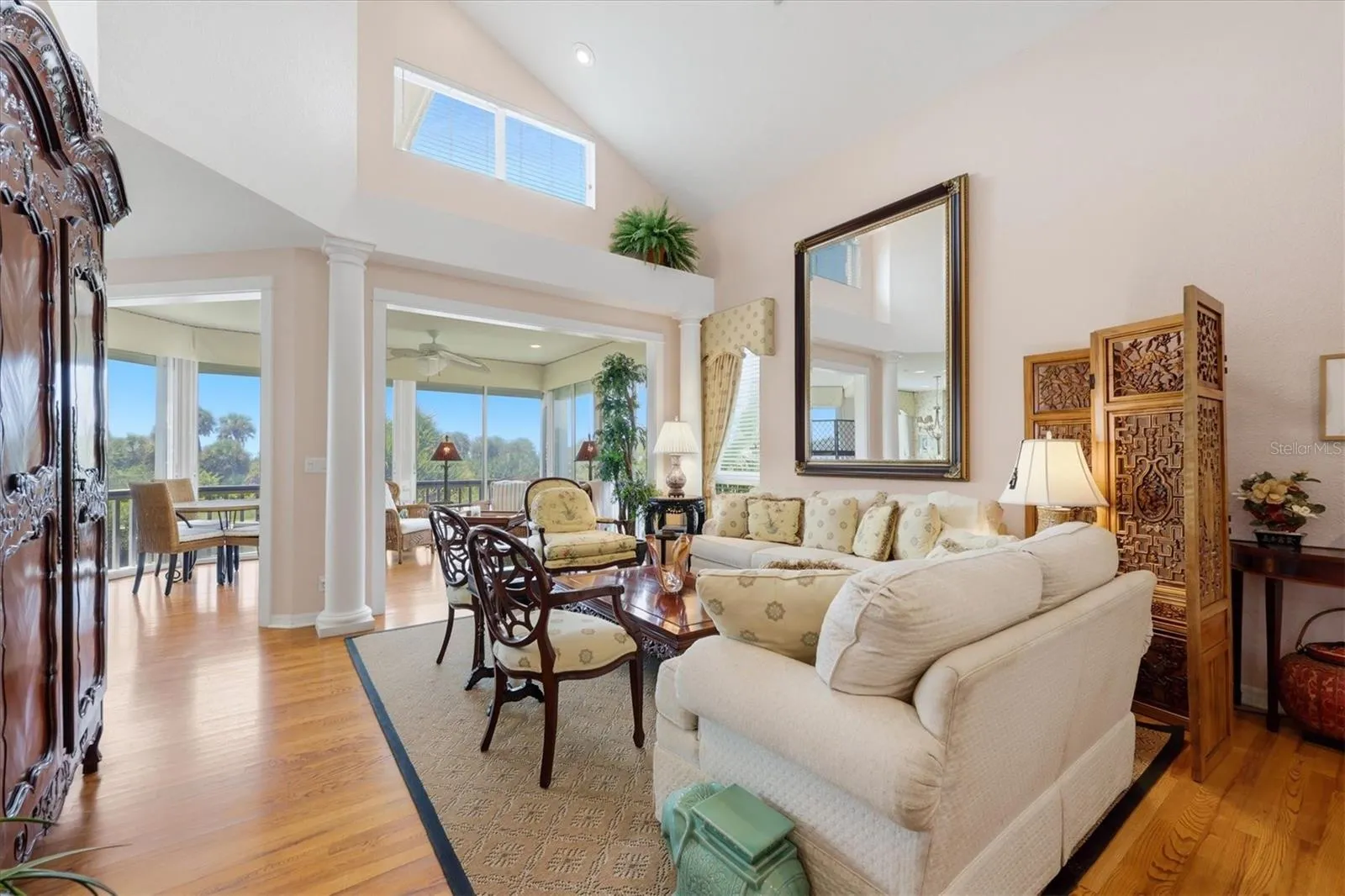 Living Room with Transom Window