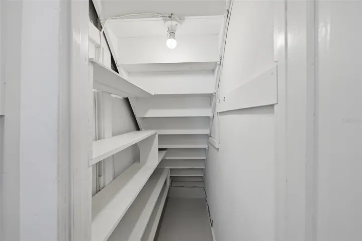 Pantry in kitchen.