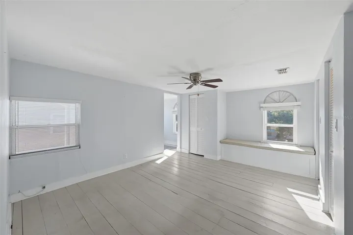 Primary Bedroom With 3 Closets.