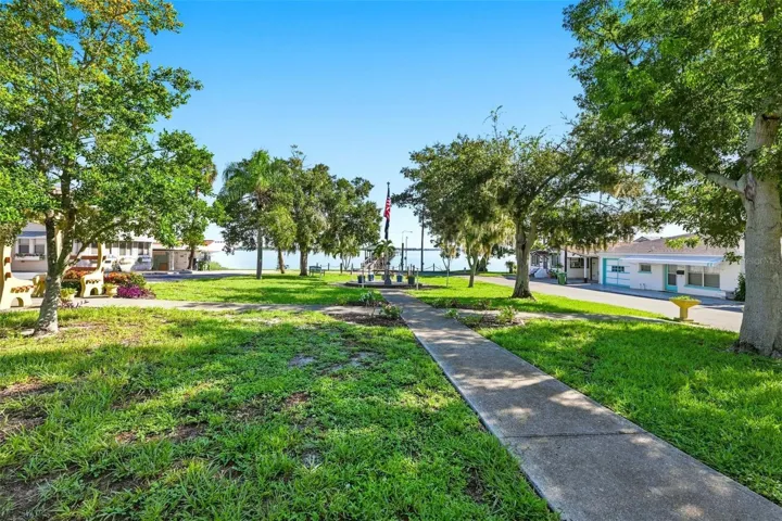 Park Setting With Water Views.