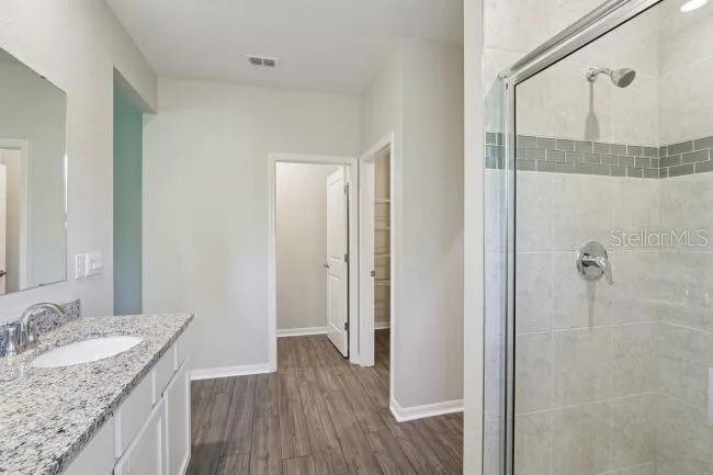 Model home - actual features may vary.