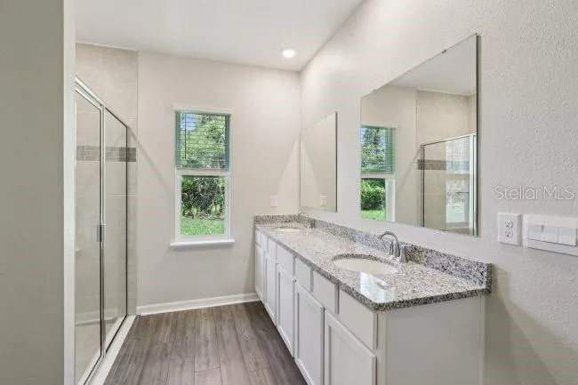 Model home - actual features may vary.