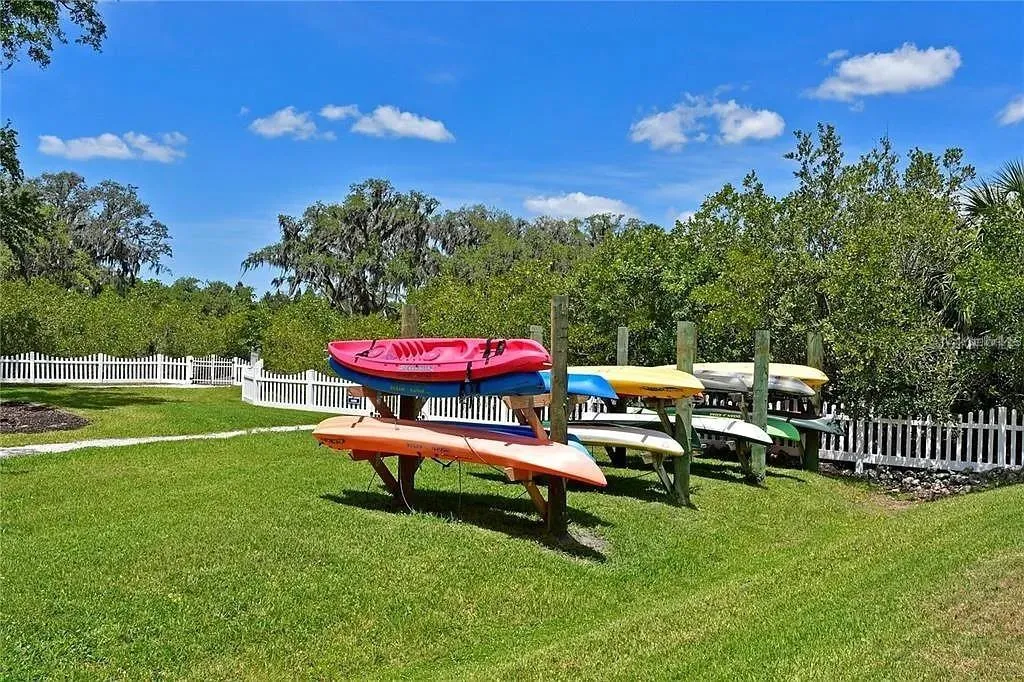 Community Kayak Storage Area