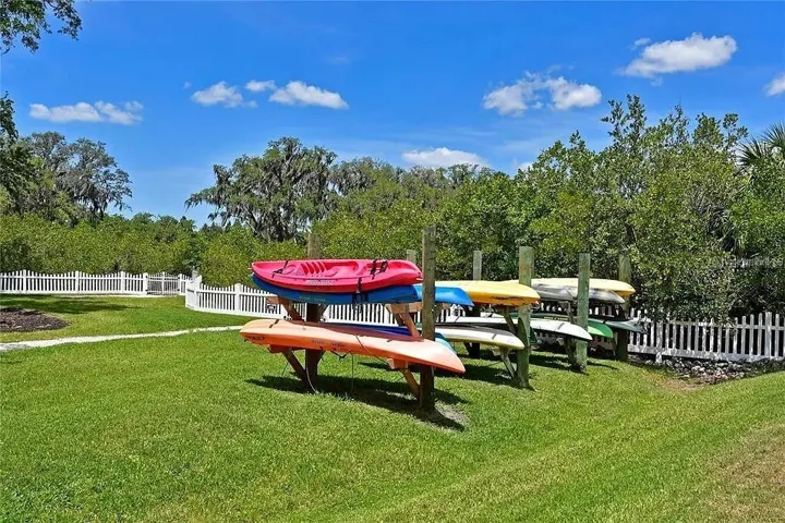 Community Kayak Storage Area