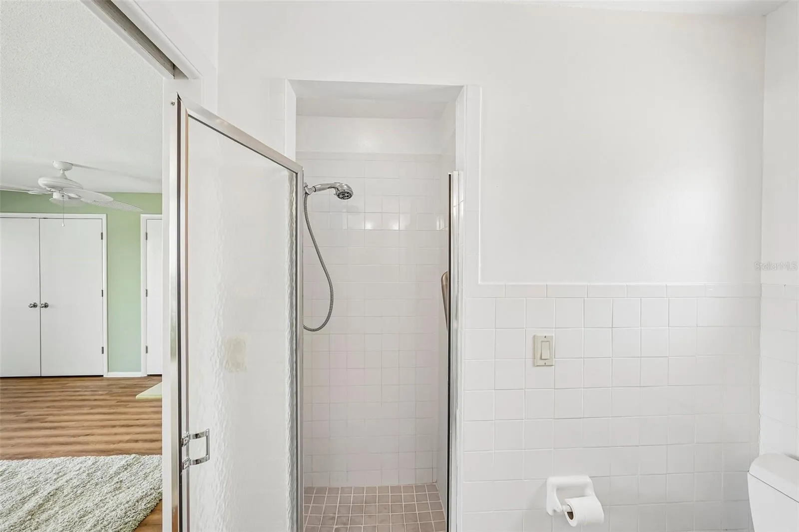 Primary ensuite with walk-in shower