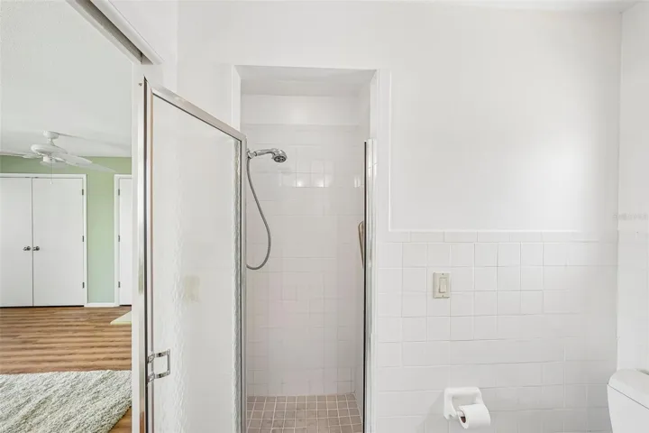 Primary ensuite with walk-in shower