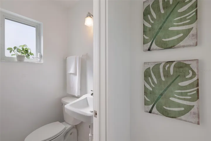 Downstairs half-bath