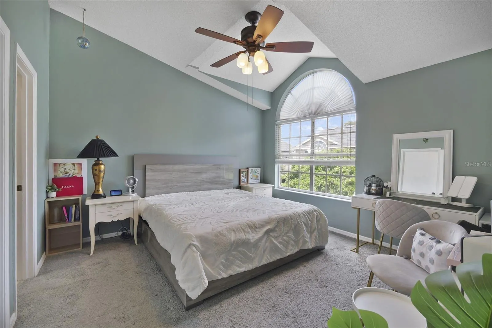 Spacious primary suite.