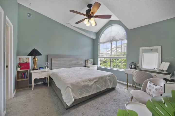 Spacious primary suite.