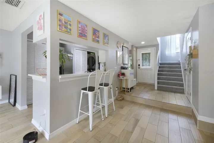 Character filled condo that lives like a townhome.