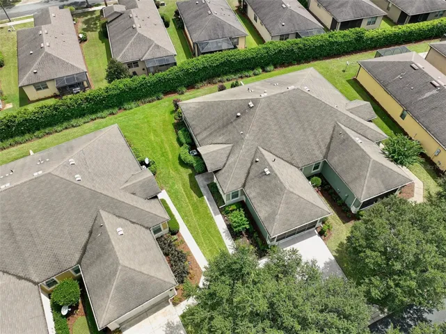 Aerial view of Villa