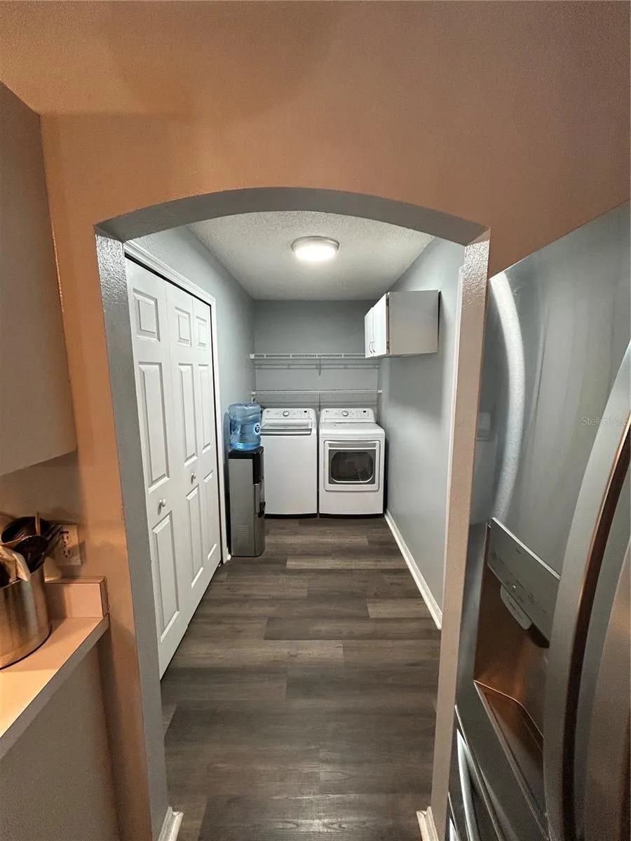 Large storage room/pantry/laundry room.