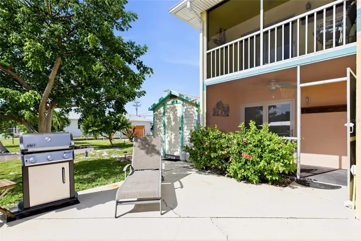 Inviting guest BBQ area ideal for outdoor dining, entertaining, and enjoying warm island evenings.