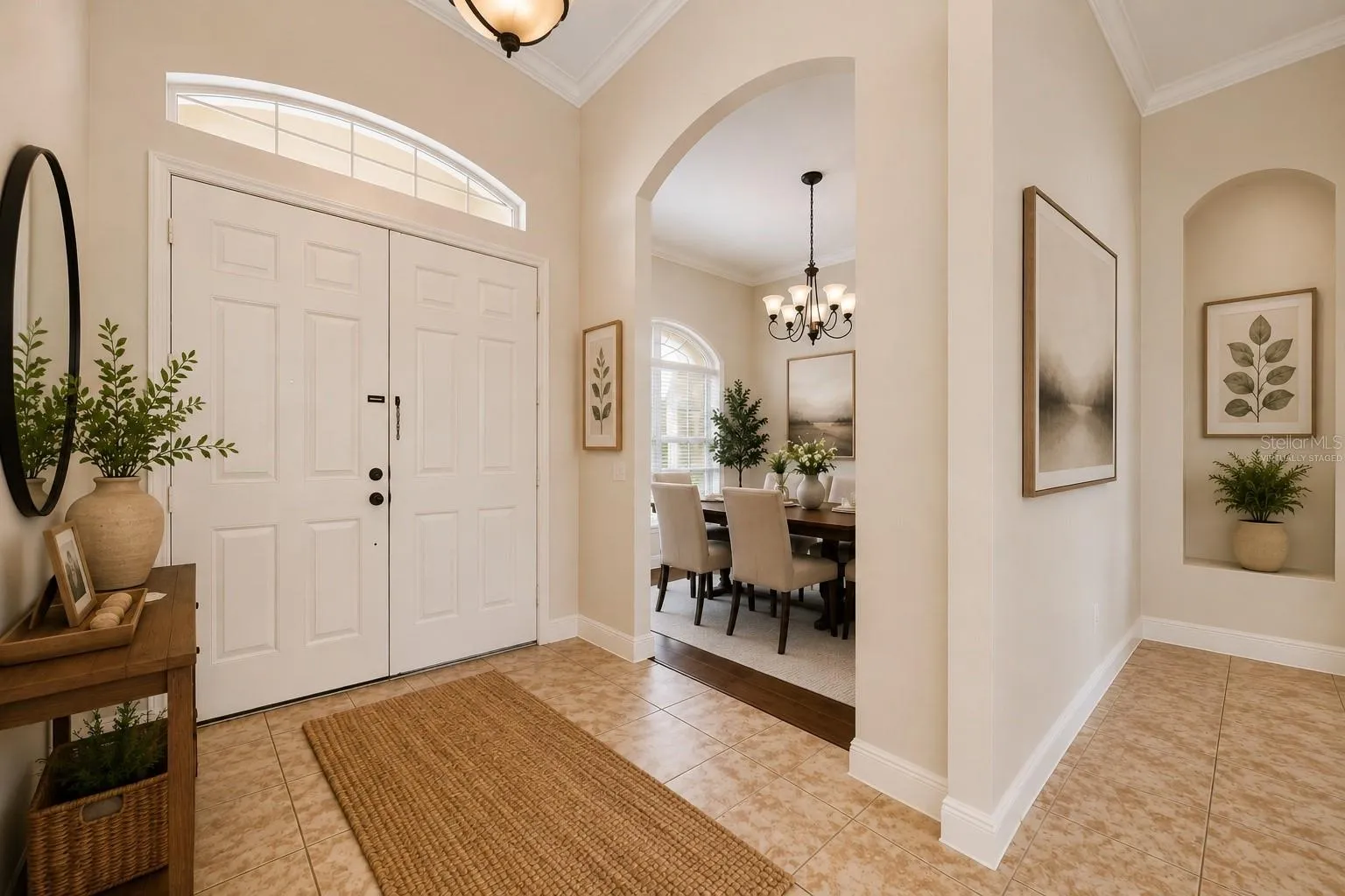 Foyer.Virtually Staged