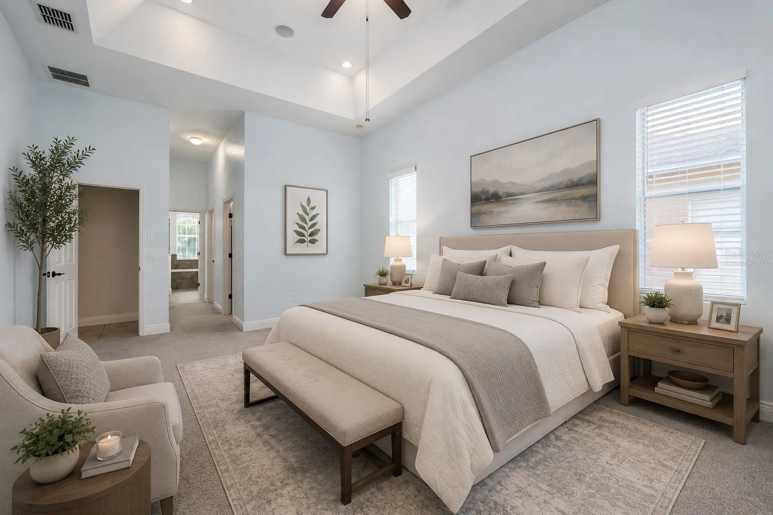 Primary Suite.Virtually Staged