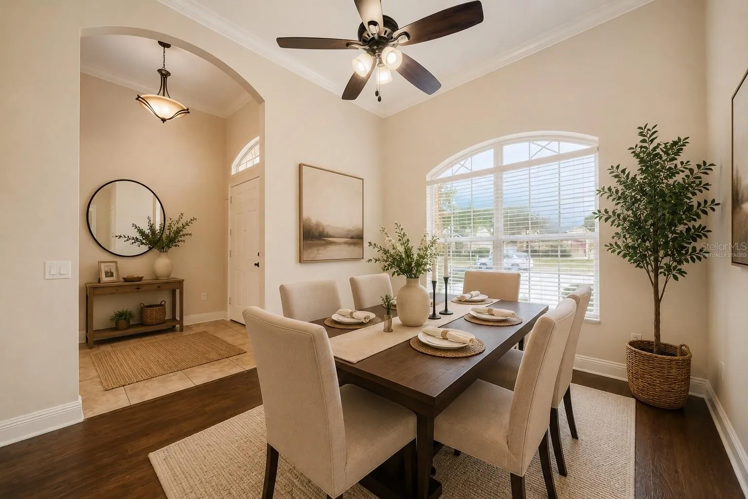 Dining Room.Virtually Staged