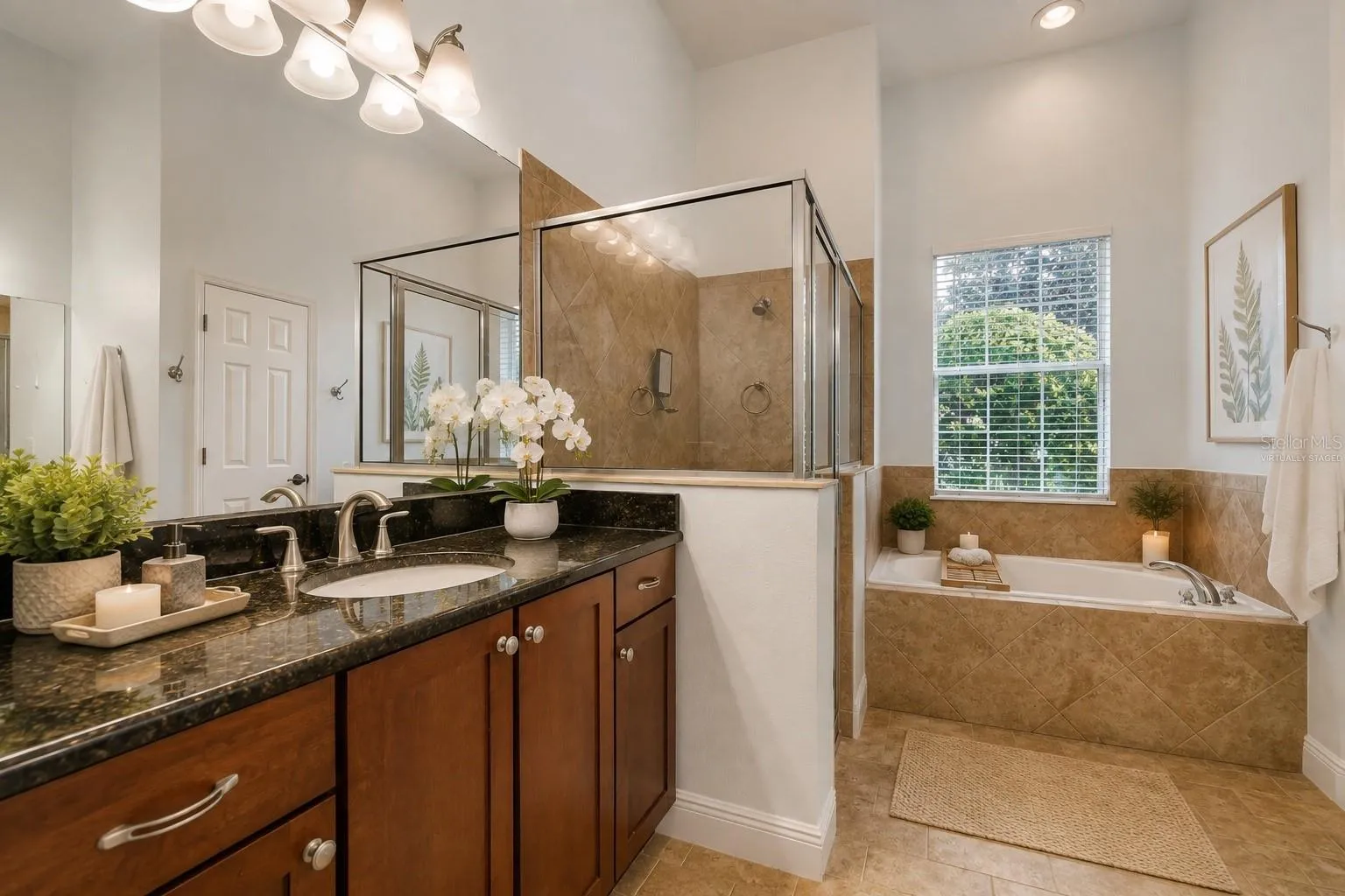 Primary Bathroom.Virtually Staged