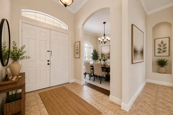 Foyer.Virtually Staged