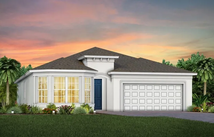 Exterior Design. Artistic rendering for this new construction home. Pictures are for illustrative purposes only. Elevations, colors and options may vary.