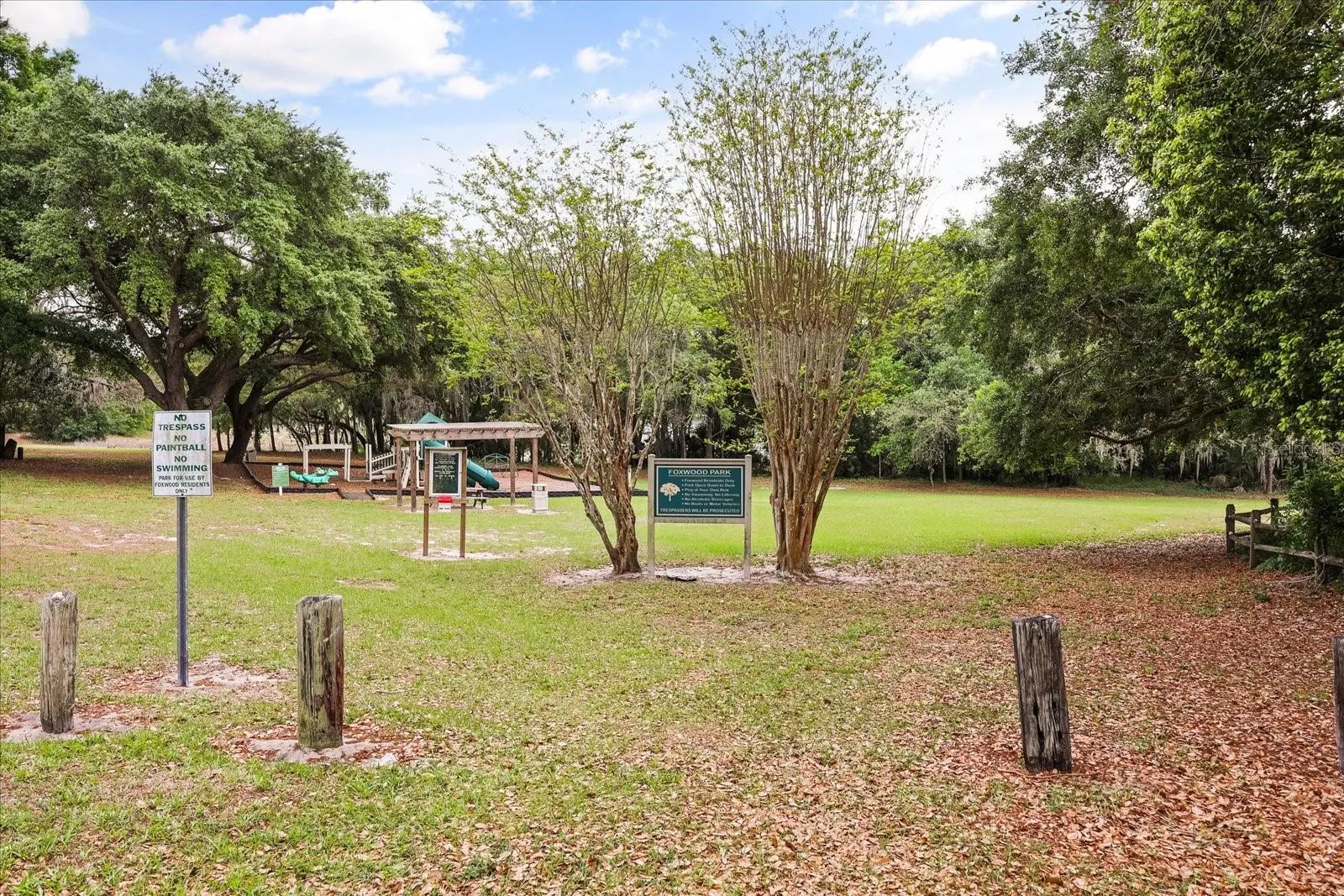 Foxwood Park within the Foxwood Community.