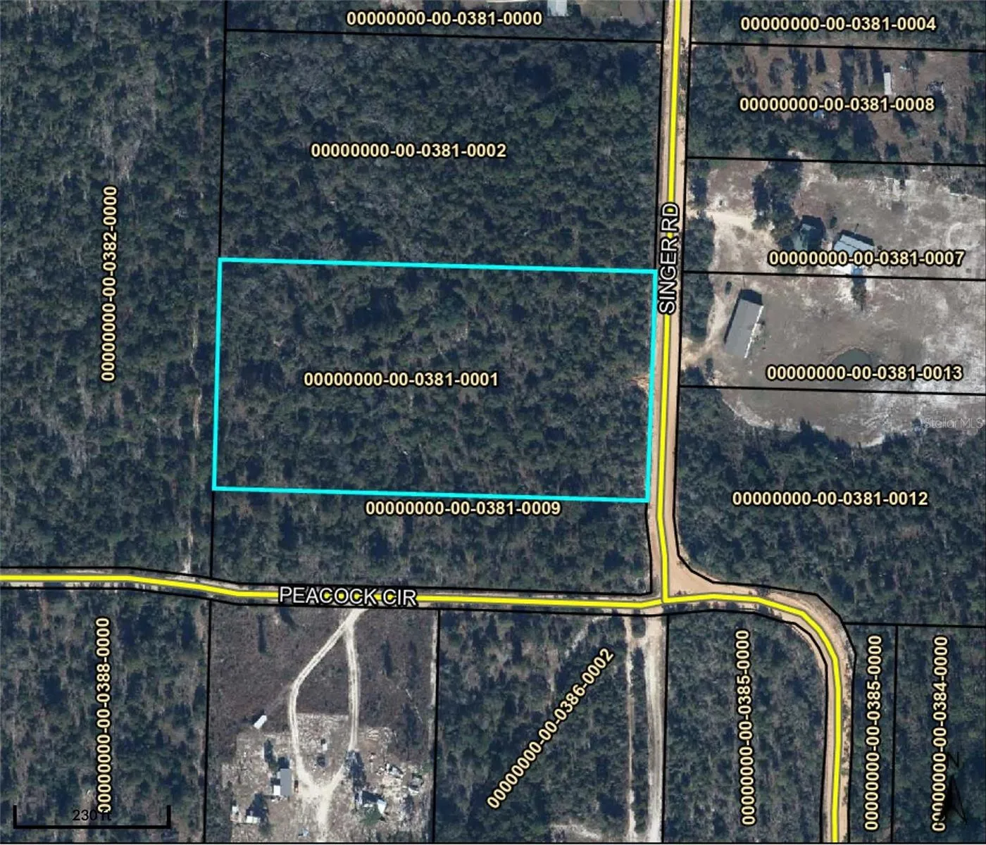 Aerial Map &amp; Approximate Lot Lines