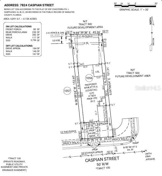 7824 Caspian Street Plot Plan